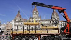 Este martes comenz&oacute; la instalaci&oacute;n del poblado navide&ntilde;o en Mar&iacute;a Pita