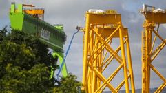 El astillero de Fene es una infraestructura clave en la industria de la e�lica marina en el pa�s