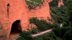 As minas de ouro das M�dulas, en Le�n, foro explotadas polos romanos.