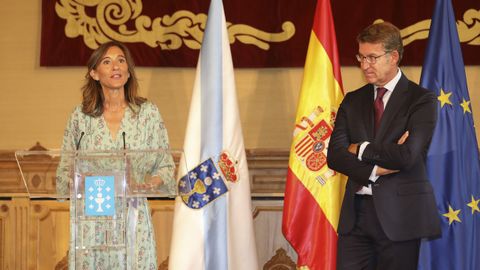 Toma de posesin de Carmen Pomar, nueva conselleira de Educacin