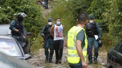 Una de las detenciones practicadas por la Guardia Civil en la redada de junio del 2020