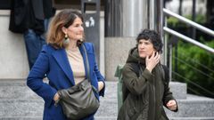 La vicepresidente de  go to market operative  de Google para Europa, �frica y Oriente Medio, Fuencisla Clemares, a su llegada al juzgado.