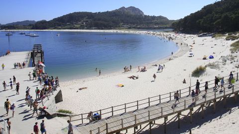 Playa de Rodas, en las Ces