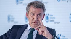 Feijoo en un acto celebrado este mi�rcoles en Alcal� de Henares