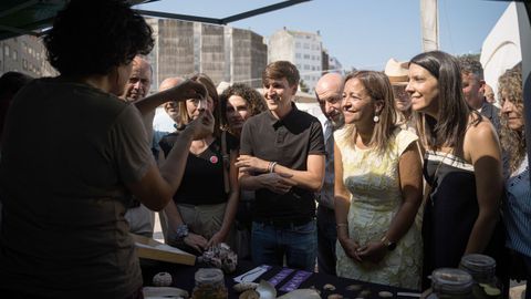 Inauguración de la feria Gastromar en Ribeira
