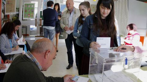 Ambiente electoral en A Pobra.