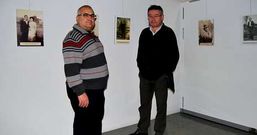 Manuel Fern�ndez y Enrique Barrera, presidente y secretario de Memoria Hist�rica Democr�tica.