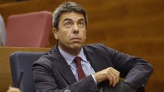 Carlos Mazn, en la sesin de control del Parlamento valenciano