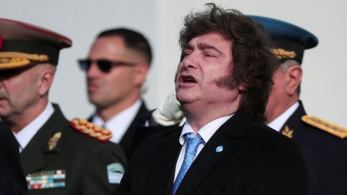 Milei en un acto el pasado d�a 25.