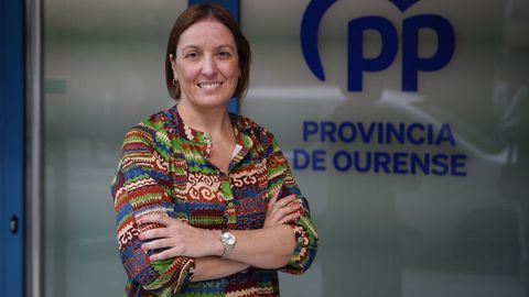 La portavoz municipal del PP en Ourense, Ana M�ndez, en una imagen de archivo.