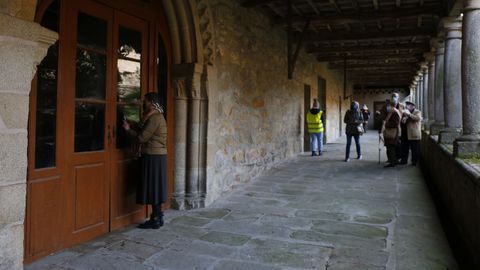 Las visitas al interior del antiguo convento de Santa Clara en Pontevedra, despiertan gran expectacin