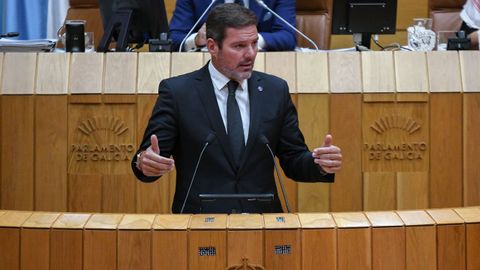 O conselleiro de Cultura, Lingua e Xuventude, Jos Lpez Campos