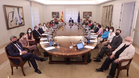 Primer Consejo de Ministros el pasado 13 de julio tras la remodelaci�n del Gobierno.