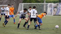 Los partidos se sucedieron en jornada de ma�ana y tarde en Santa Cruz de Arrabaldo