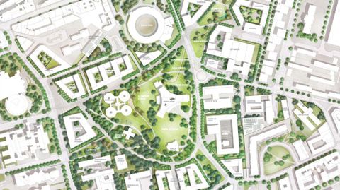 Planos para el viejo HUCA.Planos de la divisi�n del territorio