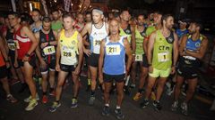 Imagen de la salida de una edici�n anterior de la Carreira Nocturna de Vilagarc�a.