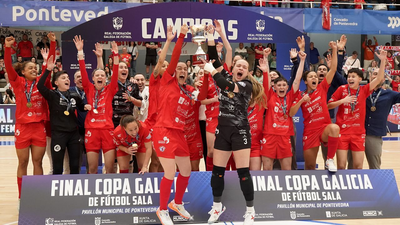 El Castro conquista la Copa Galicia en una intensa final de gran ambiente en la grada (2-3)