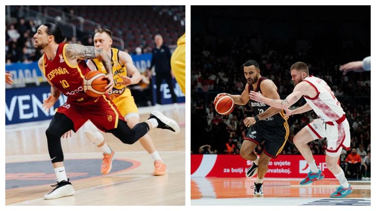 Francis Alonso y Dominik Mavra, dos de los breoganistas que compitieron con sus selecciones.