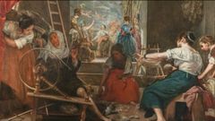 IEGO RODRÍGUEZ DE SILVA Y VELÁZQUEZ. Las hilanderas o la fábula de Aracne. 1655?1660.