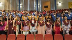 Algunos de los graduados de la Facultad de Ciencias