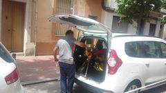 Entre el material incautado, figuran unos picos