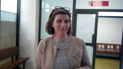 La alcaldesa socialista de Fabero, Mar�a Paz Mart�nez Ram�n.