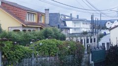 Zona de las viviendas de A Fasca, hacia O Couto. 