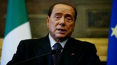 El ex primer ministro de Italia, Silvio Berlusconi