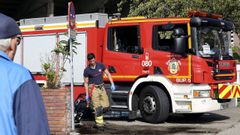 El parque de bomberos de Bala�dos, en Vigo, en una imagen de archivo