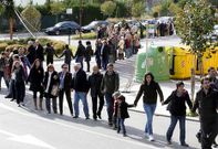 Protesta de Dereitos Sociais de Coia para agiliar las ayudas municipales de emergencia.