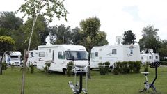 �rea de autocaravanas en Praia Xard�n