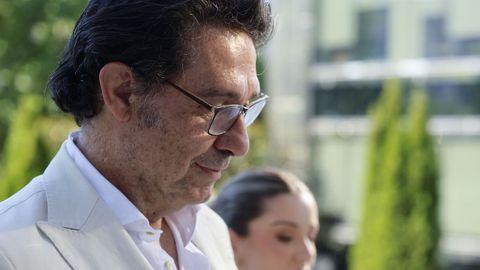 Luis Lorenzo, a su entrada en los juzgados