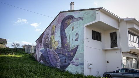 Mural en Rianxo