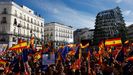 En directo: miles de personas protestan en el centro de Madrid contra la amnista