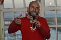 Xan Carlos Sar, �Kuka�, cabeza de lista del BNG en Fisterra. 