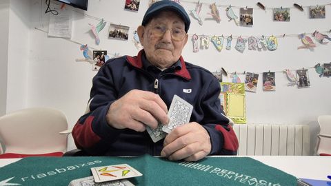 Jos&eacute; Iglesias Gonz&aacute;lez, en una imagen de archivo del 6 de marzo del 2026, cuando cumpli&oacute; 105 a&ntilde;os