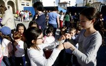 El programa desarrollado en A Estrada incluy� juegos y actividades l�dicas para los ni�os.