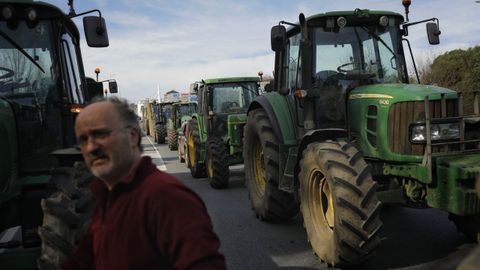 Tractorada en A Corua