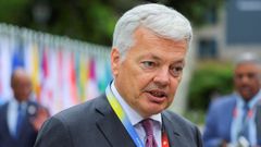 El excomisario europeo Didier Reynders, en junio del 2024.