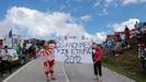 Un grupo de aficionados peda en el 2011 que el puerto fuese final de etapa en el 2012