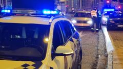 Imagen de archivo de un control de la Policía Local de Ourense