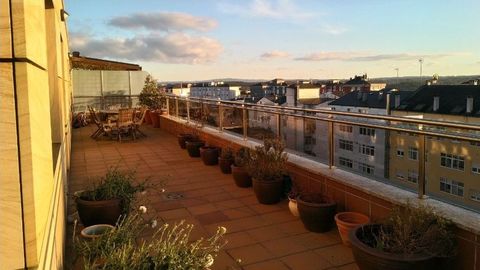 La terraza del piso de Aviador Parga Cerezo