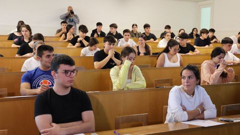 Pruebas de selectividad en la Facultade de Xornalismo de Santiago