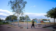 Zona de O Bert�n, donde se inicia la construcci�n de vivienda p�blica de la Xunta; en una imagen de este domingo