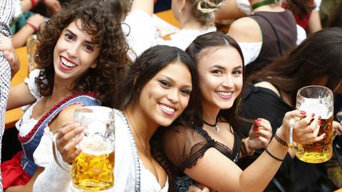 Jornada inaugural de la 184.ª edición de la Oktoberfest en Munich (Alemania)