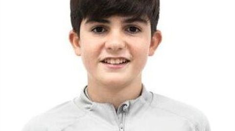 Anxo, en sus primeros a�os en el Celta.