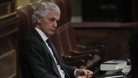 Adolfo Su�rez Illana en el Congreso de los Diputados.