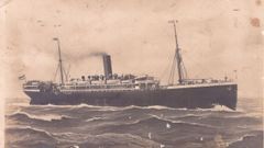 El barco en el que emigr� a Cuba Justo Pazos Mart�nez, uno de los vecinos de Redes que fallecieron por el cicl�n del 20 de octubre de 1926 en el puerto de La Habana
