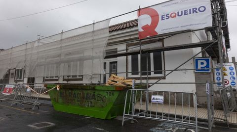 Obras en marcha en el inmueble que acoge el consultorio, jornadas atr�s