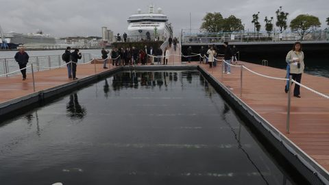 Inauguración y puesta en sevicio de la plataforma náutica de O Parrote, en A Coruña